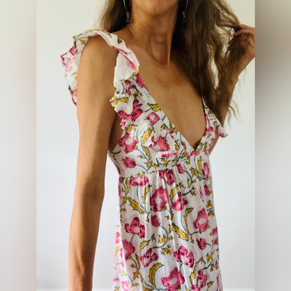 Indian Block Print Maxi - Picture 2 of 4